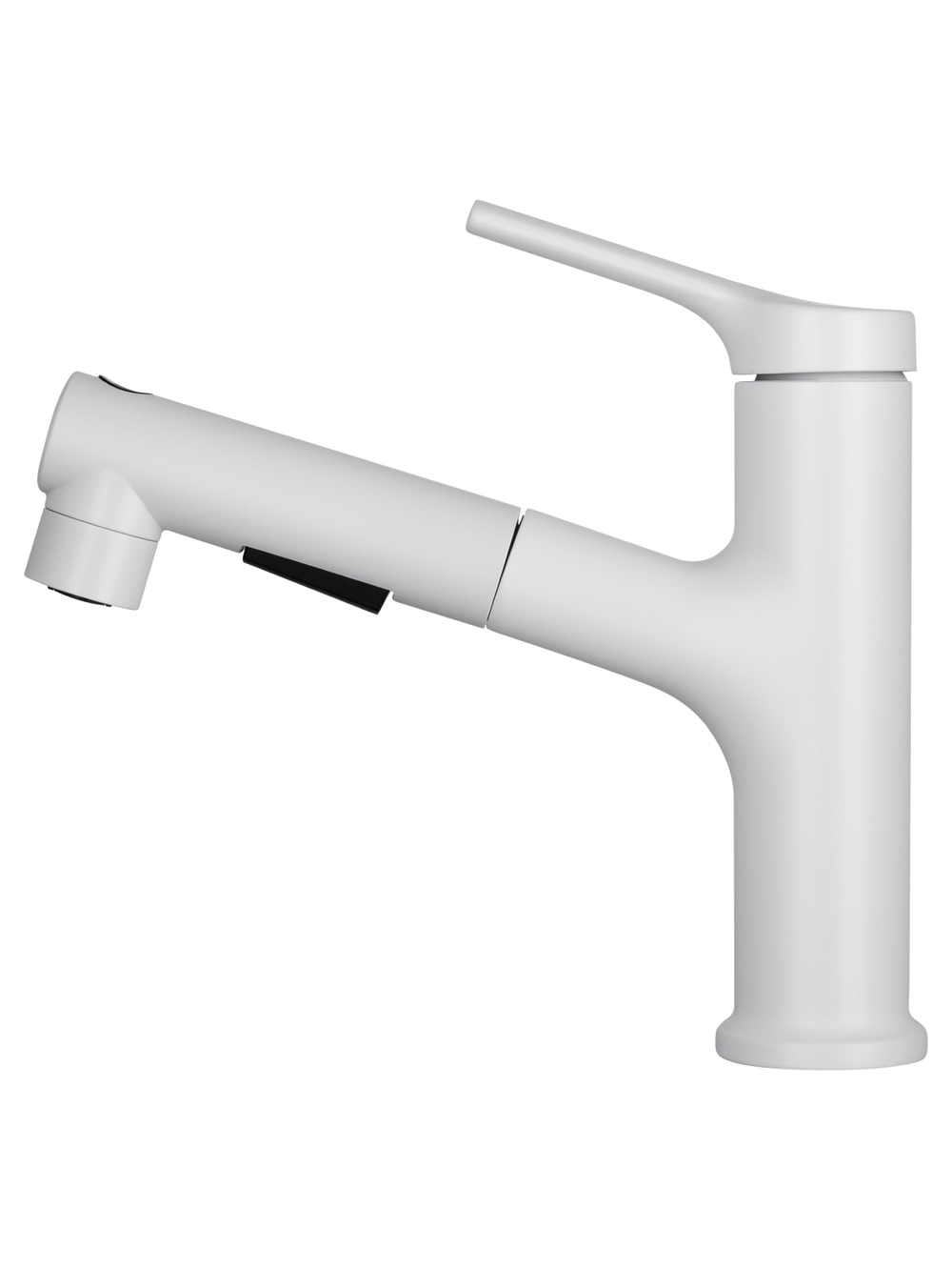 Смеситель для раковины с выдвижным изливом WONZON & WOGHAND, Белый матовый (WW-A40862-MW)