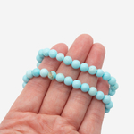 Туркенит (имитация бирюзы светлого оттенка), 6,4мм, шар