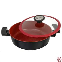 Жаровня со стеклянной крышкой Neoflam De Chef 2,7 л, 24 см (индукция)