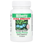 Yerba Prima, черника, 50 капсул (160 мг в 1 капсуле)