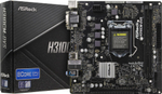 Мат. плата ASRock H310CM-DVS (RTL) LGA1151 &lt;H310&gt; PCI-E Dsub+DVI GbLAN SATA MicroATX 2DDR4