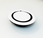 Диффузор приточно-вытяжной на магнитах регулируемый КНД-100 декоративный металлический белый