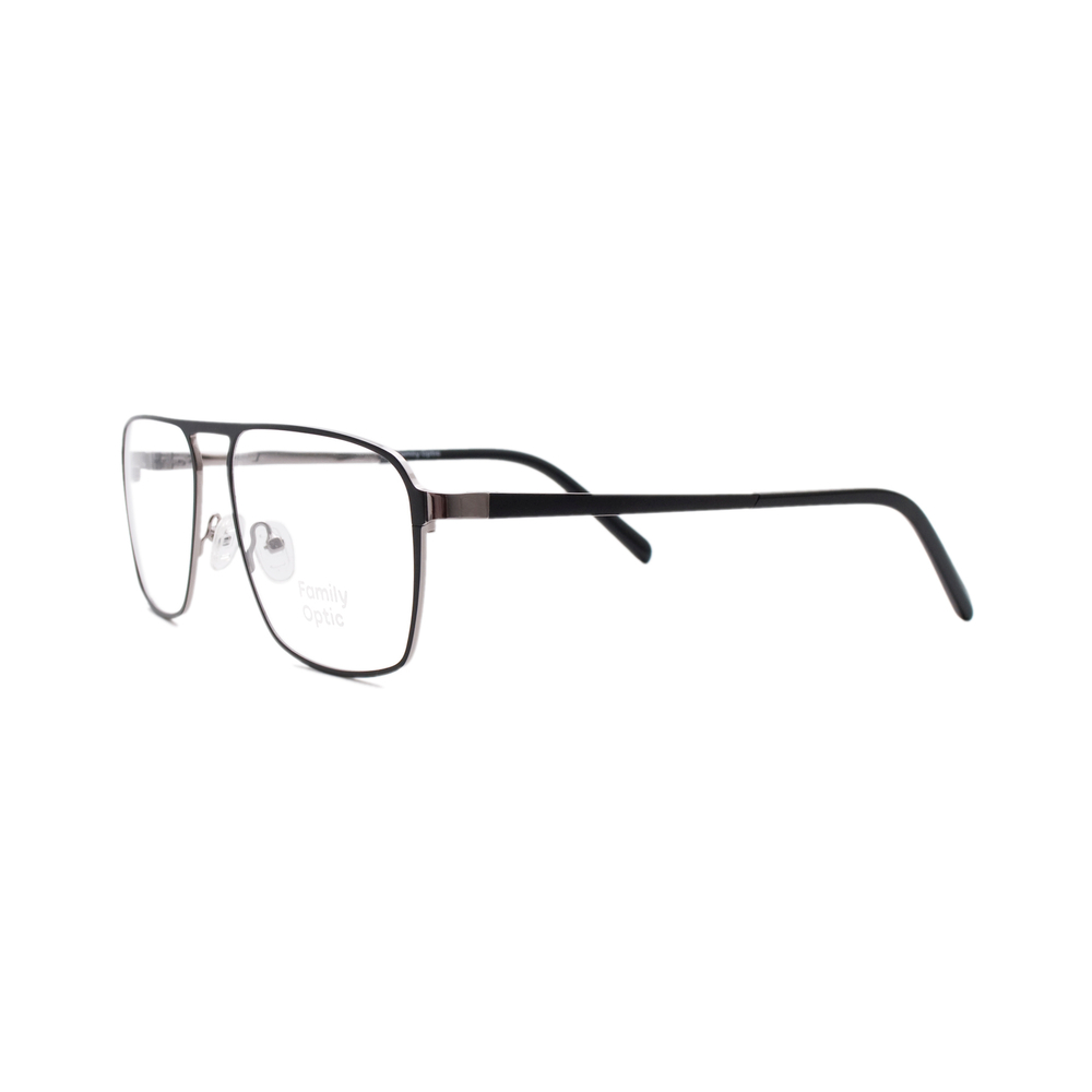 Оправа многогранник Family Optic MM4030 C2 серебряная с черным