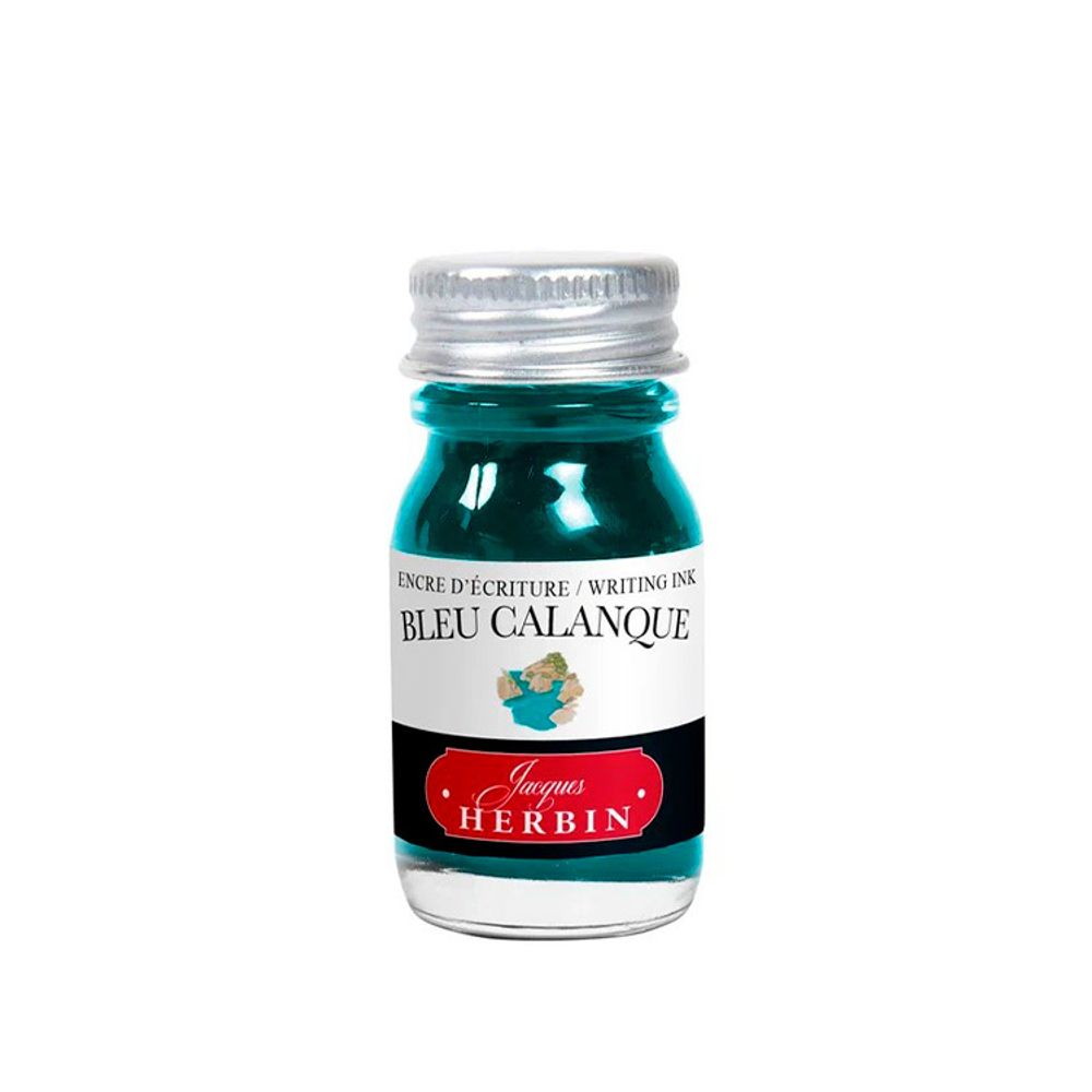 Чернила во флаконе Herbin 10 мл Bleu calanque Аквамарин (11514T)