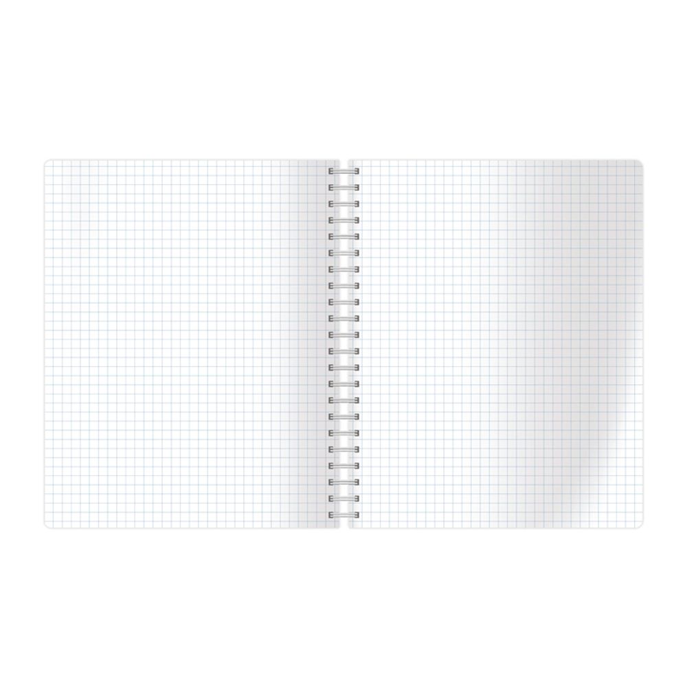 Тетрадь 96л, А5, клетка, на гребне, BG Monocolor. Bright
