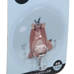 Крючок на липкой основе «ИДЕЯДОМА», зверятки с перышками, микс четыре дизайна, нагрузка 5кг/9см