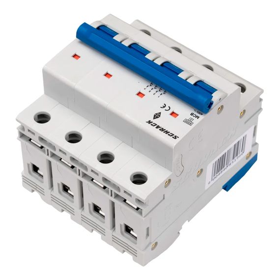 Автоматический выключатель Schrack Technik 4P C 32A 6kA Amparo AM617432--