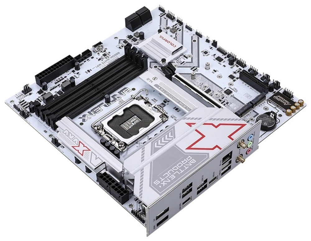 Материнская плата Colorful BATTLE-AX B860M-WHITE WIFI V20