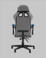 Кресло спортивное TopChairs Phantom серо-голубой