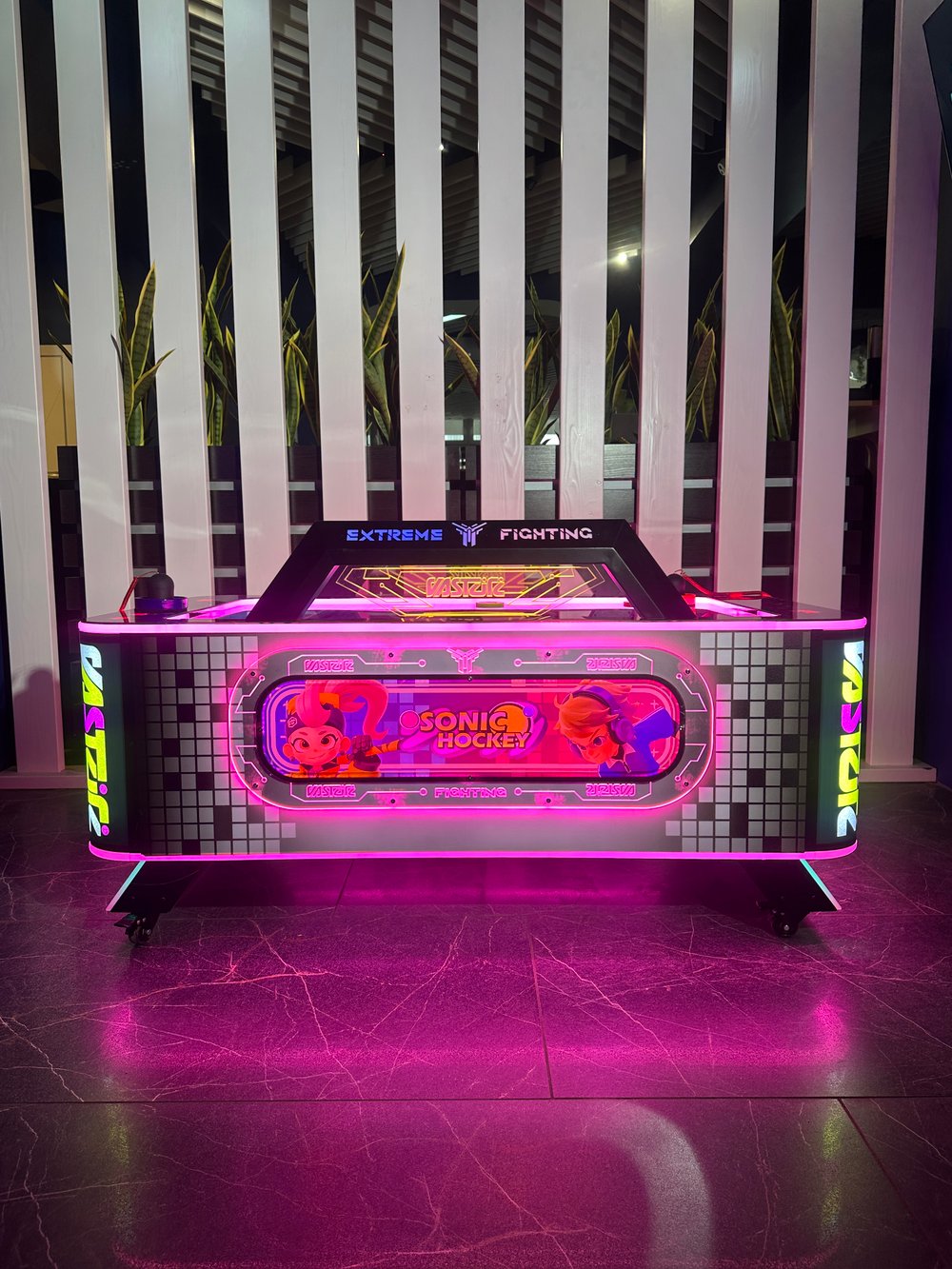 Аэрохоккей мини «Neon Blaster Kids»