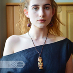 Подвеска-оберег СИРИН расписная