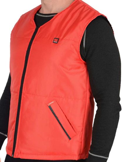 Жилет утепленный "Сириус-Кассир" (красный)