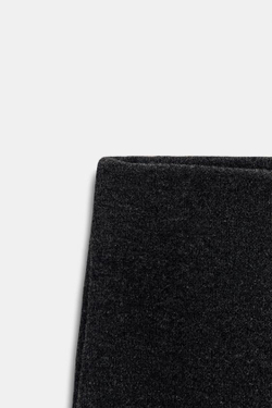 ZARA БРЮКИ ПРЯМОГО КРОЯ ИЗ МЯГКОЙ ТКАНИ, СЕРЫЙ