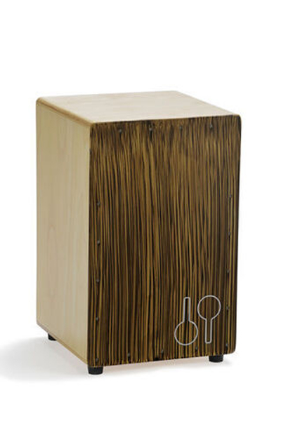 90608517 CAJ SBS Mosquito Sand Black Stripes Кахон, песочный, Sonor