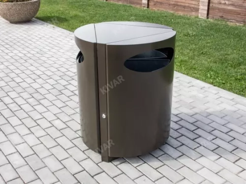 Урна индивидуальная раздельного сбора мусора «Треугольник»