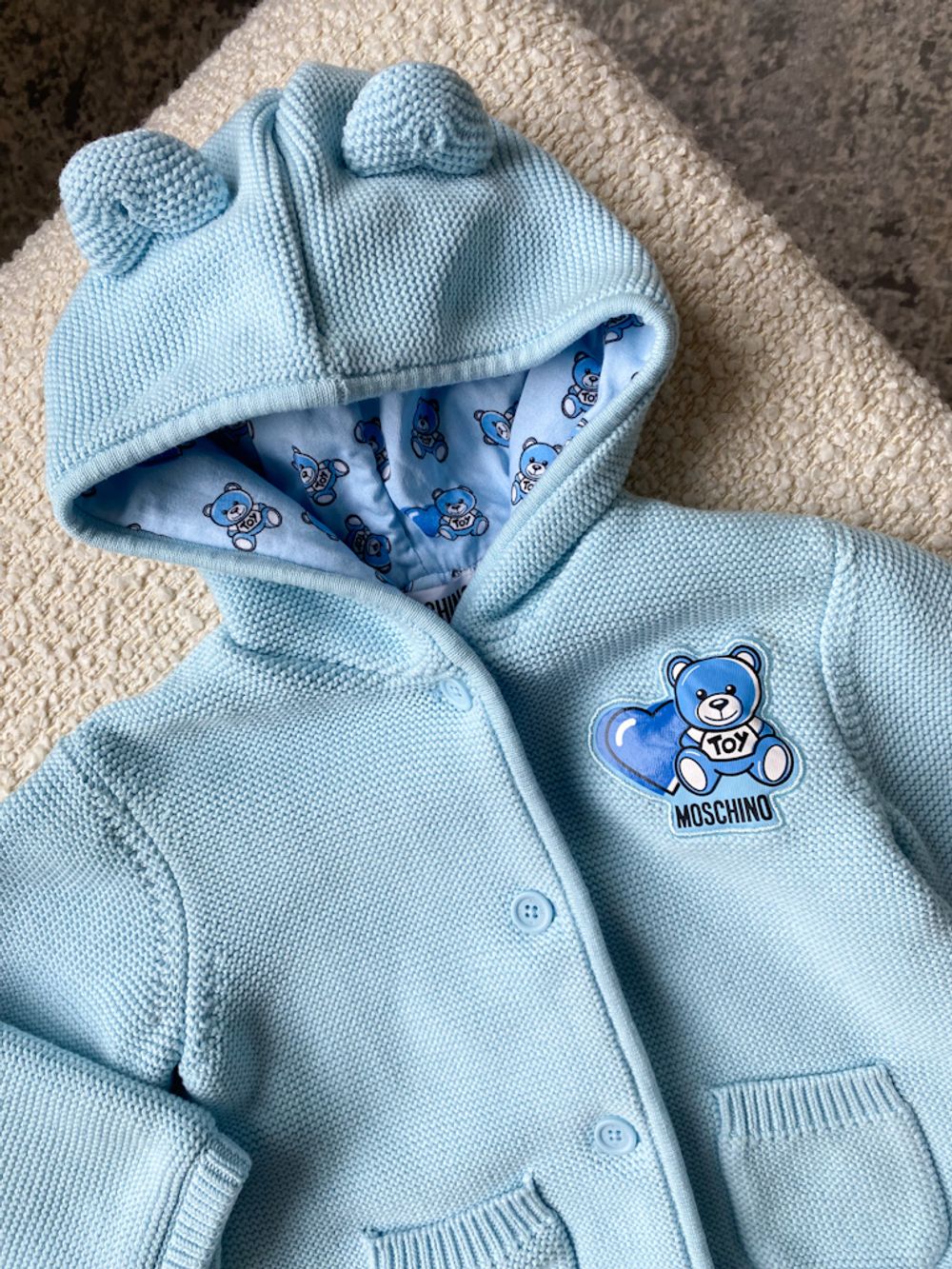 Хлопковый кардиган Moschino, 80