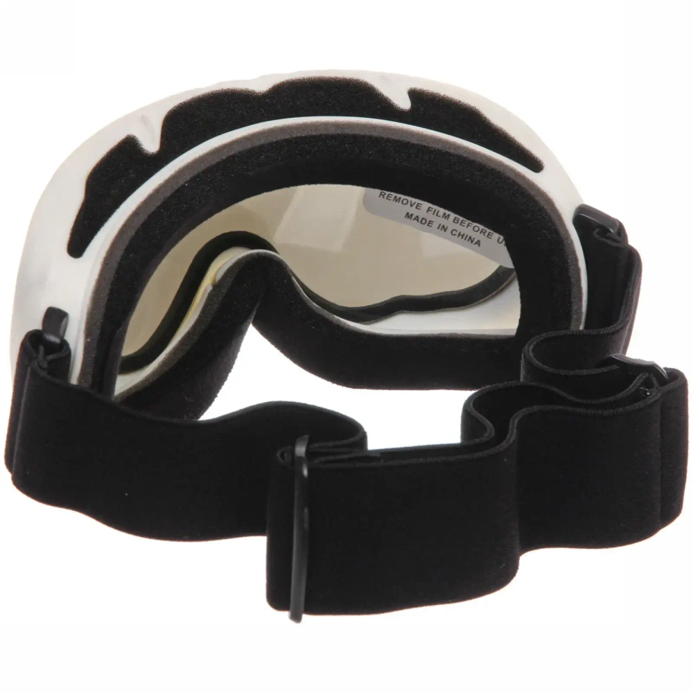 Очки горнолыжные H005, белая оправа/серебристая линза