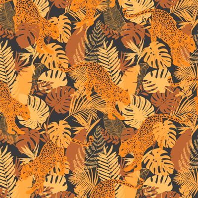 Леопард в тропиках