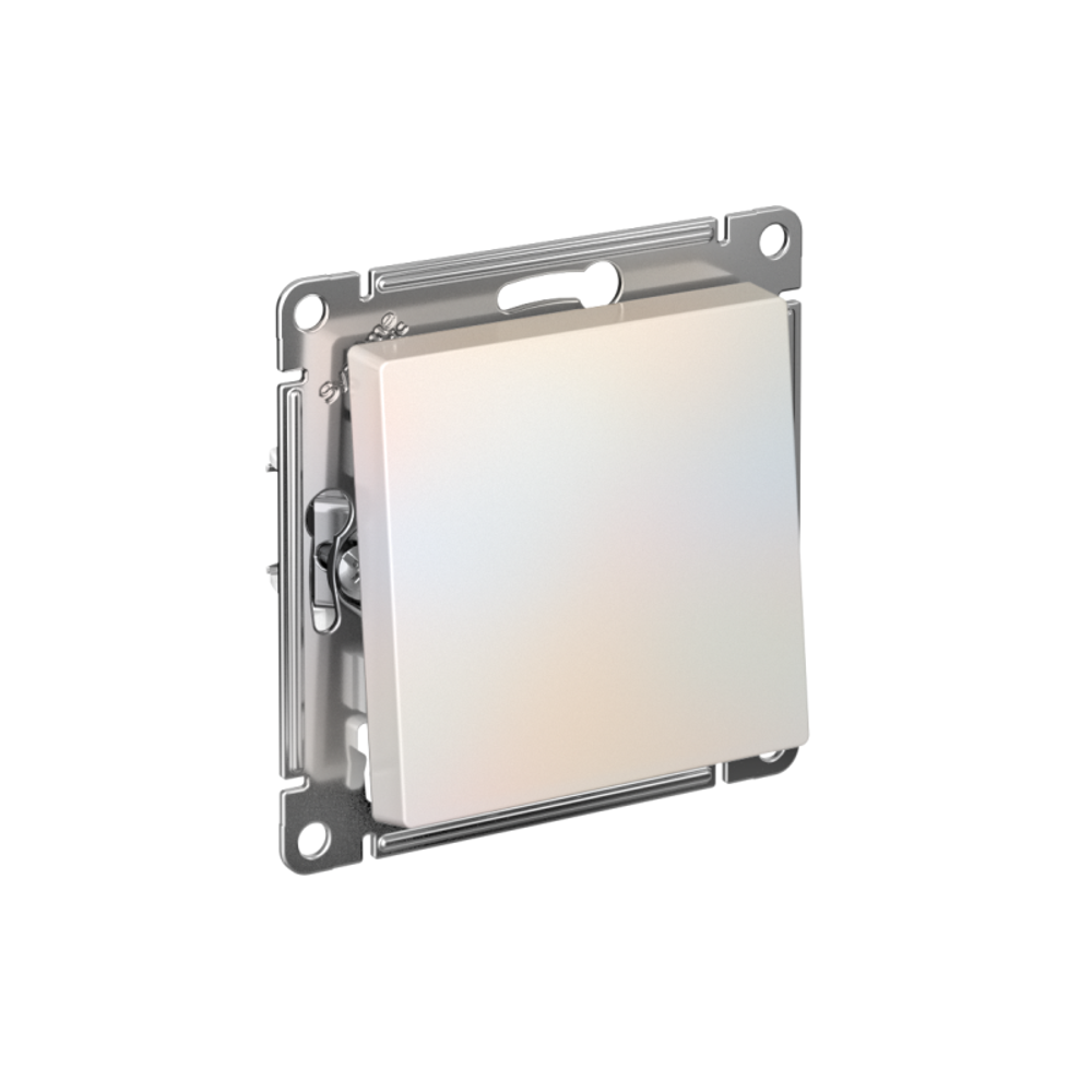 Выключатель 1-кл. СП AtlasDesign 10А IP20 (сх. 1) 10AX механизм жемчуж. SE ATN000411