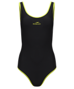 Купальник для плавания Edge Black/Lime, полиамид