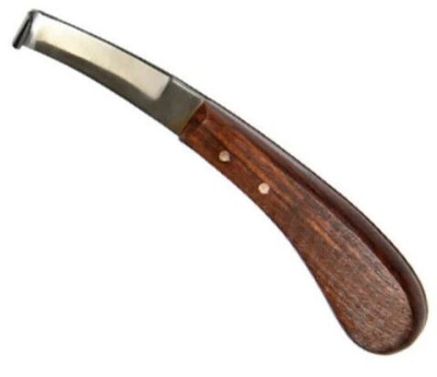 Нож для обработки копыт двусторонний Hoof Express, средний