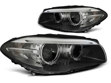 Передние фары AE led black drl для BMW 5 F10 F11