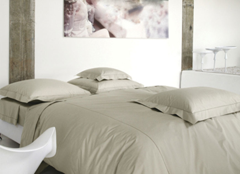 Постельное белье 2 спальное евро макси Blanc des Vosges Marquise Chanvre