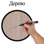 Маркер перманентный (нестираемый) ОФИСМАГ, СИНИЙ, круглый наконечник, 2,5-4 мм, с клипом, 151198