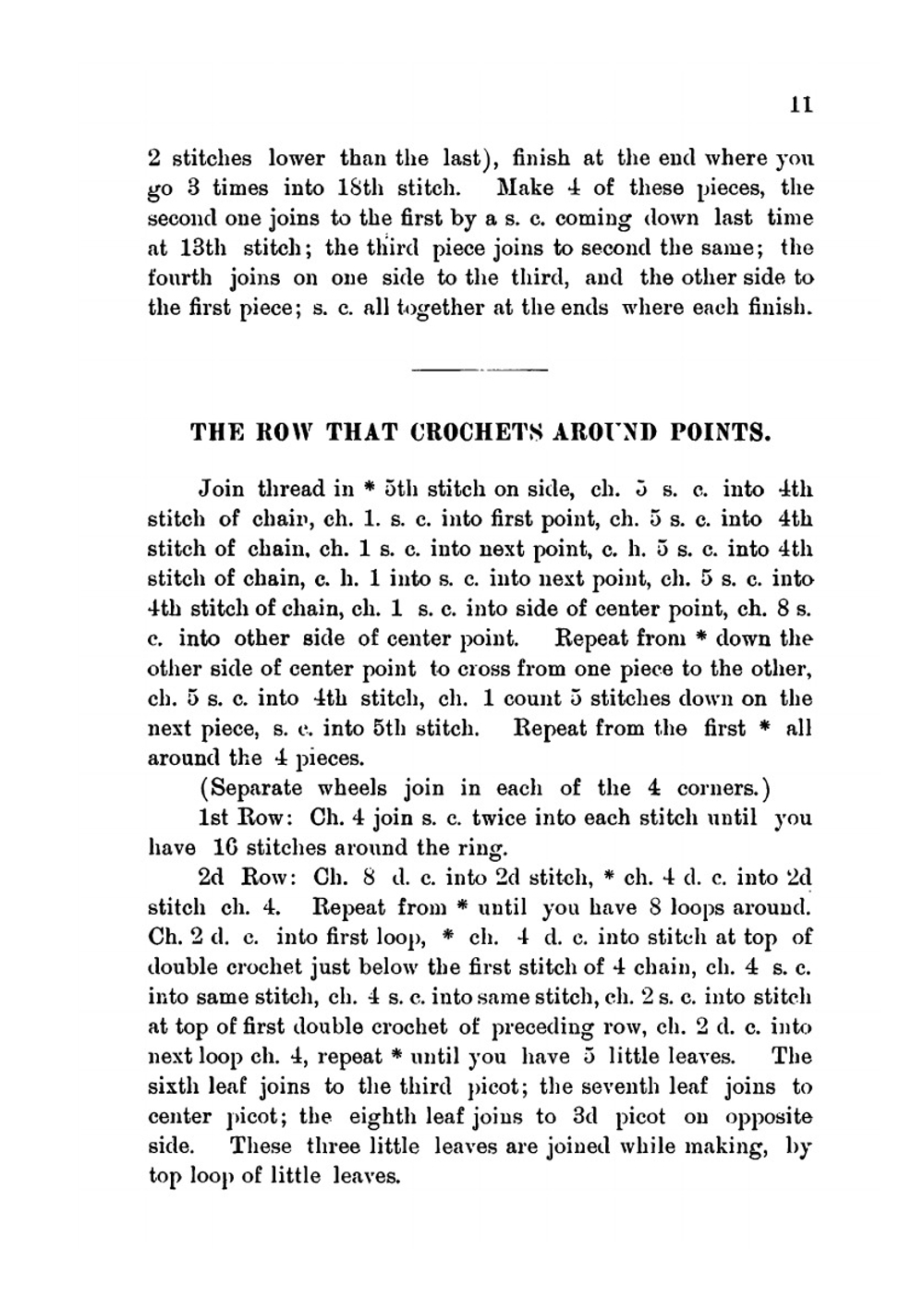 Instructions for crochet work | unknown