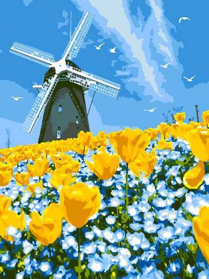 Nömrələr ilə rəngləmə Lori Dəyirman Ркн/ф-117