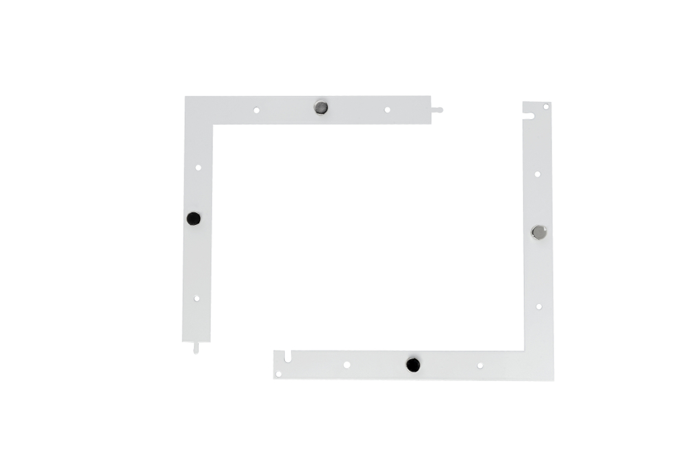 Люк съемный на магнитах 400х400мм накладной белый
