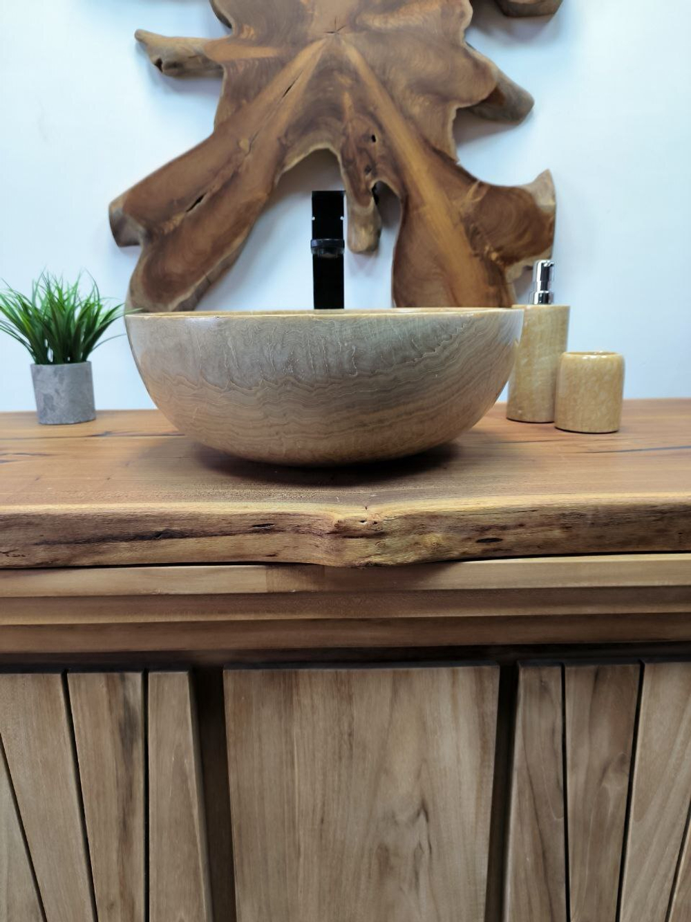 Раковина из оникса Bowl Sunset BO-65705 40*40*15 из натурального камня