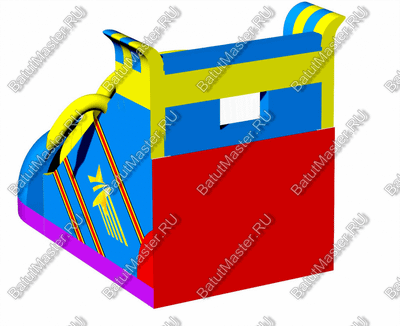 Надувная горка "Ботинок" 8*4*5 м