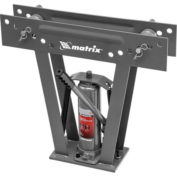 Трубогиб гидравлический Matrix 1/2&quot;–2&quot;, 12 т, в комплекте с башмаками