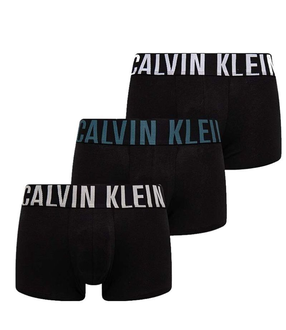 Мужские спортивные боксеры Calvin Klein Trunk Intense Power 3P - черный