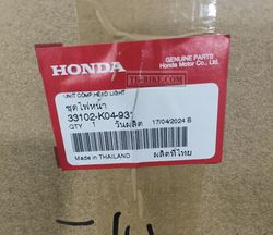33102-K04-931. HEADLIGHT UNIT. HONDA