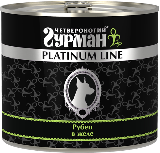 Четвероногий Гурман Platinum Line для собак Рубец говяжий в желе