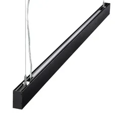 358878 OVER NT22 342 черный Светильник подвесной светодиодный (длина подвесов 1,2м) IP20 LED 4000K 40W вниз + 12W вверх 220V ITER