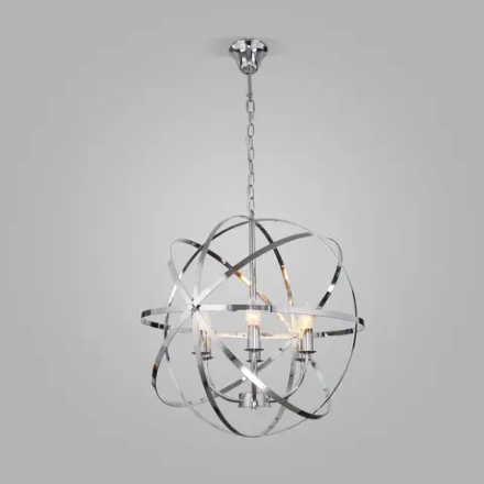 Подвесная люстра Eurosvet SANTI 60139/6 хром 4690389182808