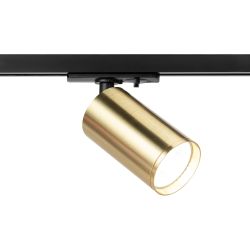 Трековый светильник однофазный ЭРА TR39-GU10 BS под лампу MR16 латунь