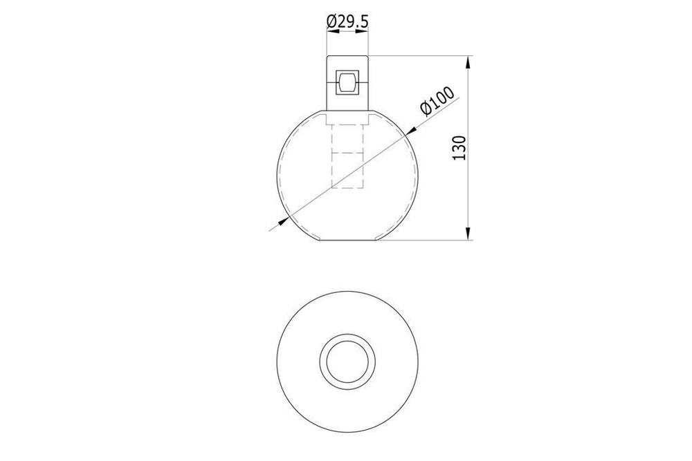 Светодиодный светильник для магнитной модульной системы, 5Вт