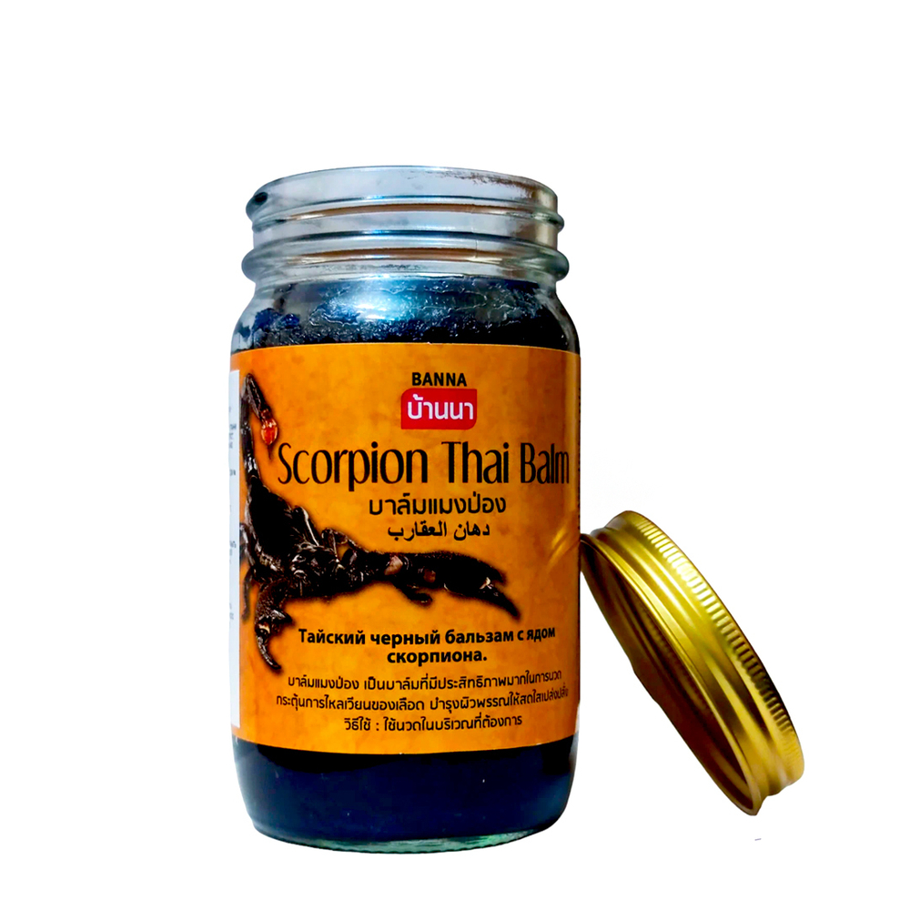 Бальзам тайский Banna Scorpion Thai Balm черный скорпион 200 г