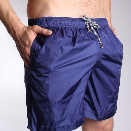 Мужские шорты пляжные темно-синие Prada Milano Classic Shorts