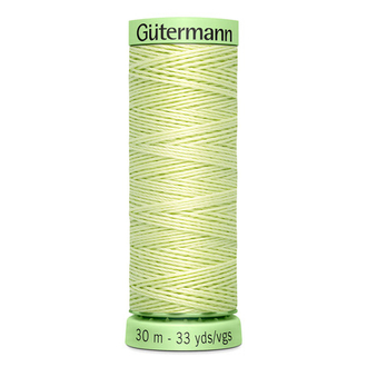 Нить Top Stitch 30/30 м для декоративной отстрочки, Gutermann, 292 бледно-лимонный