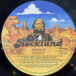 Винтажная виниловая пластинка LP Rockets Galaxy (Italy 1980) Mecanic Bionic
