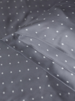 ODA 2 наволочки, сатин серый в точку