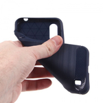 Противоударный чехол для Samsung Galaxy A01, 009508 Темно-синий