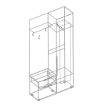 Прихожая "ЛЕО 2" (Правая/Левая)
