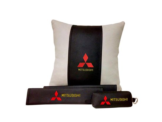 Подарочный набор автомобилисту "Безопасность +" (подушка + накладка на ремень безопасности + ключница)