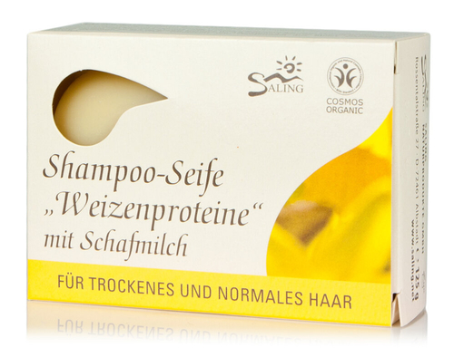 Мыло-шампунь Saling с протеином пшеницы, 125 гр